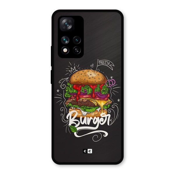 Burger Lover Metal Back Case for Xiaomi 11i 5G