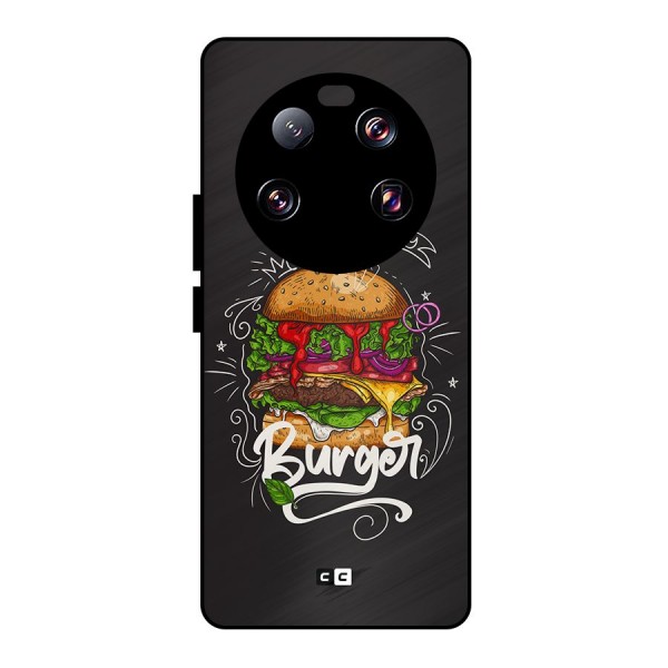 Burger Lover Metal Back Case for Xiaomi 13 Ultra
