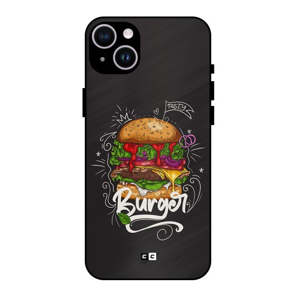 Burger Lover Metal Back Case for iPhone 14 Plus