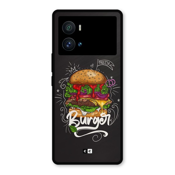 Burger Lover Metal Back Case for iQOO 9 Pro