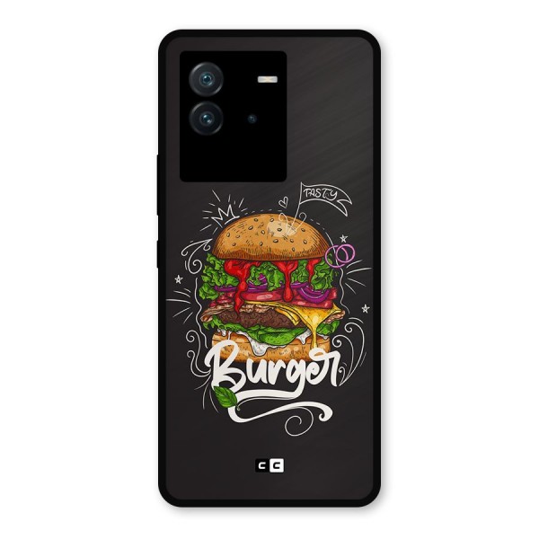 Burger Lover Metal Back Case for iQOO Neo 6 5G