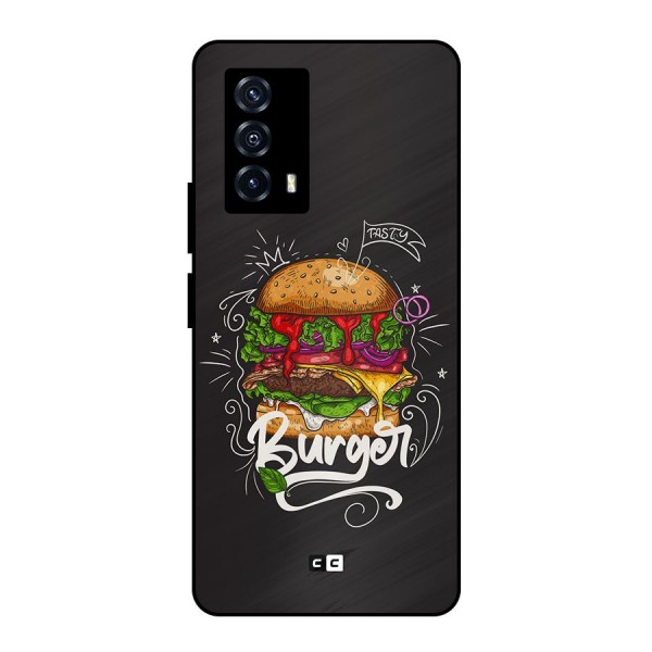 Burger Lover Metal Back Case for iQOO Z5