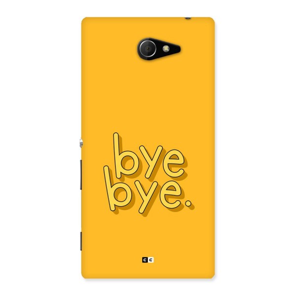 Bye Bye Back Case for Xperia M2