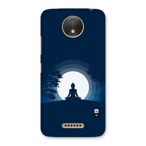 Calm Meditation Back Case for Moto C Plus