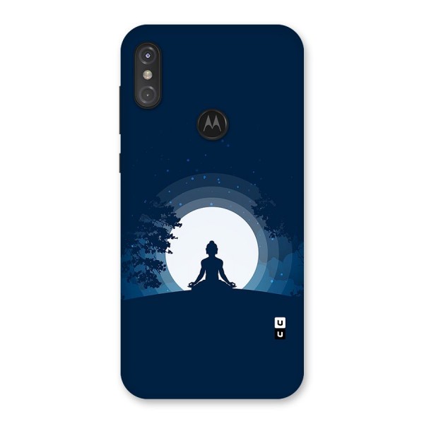 Calm Meditation Back Case for Motorola One Power