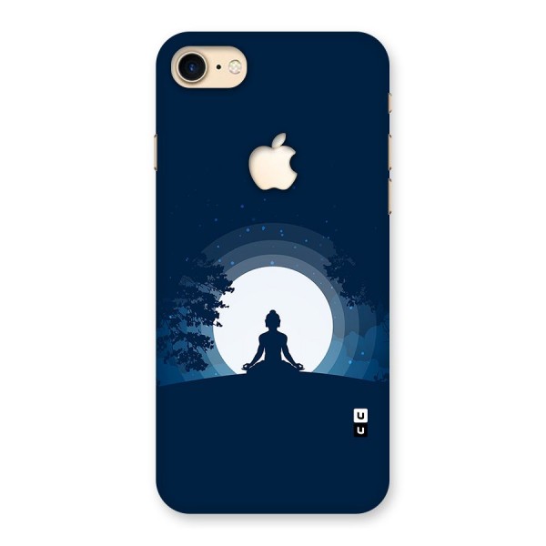 Calm Meditation Back Case for iPhone 7 Apple Cut