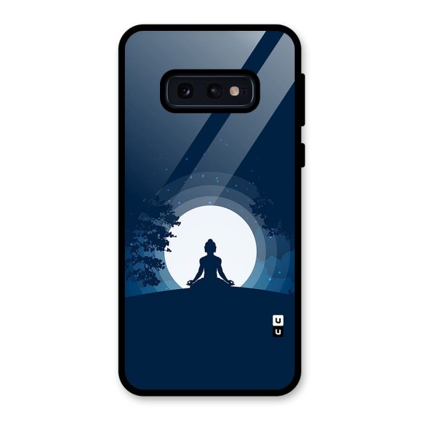 Calm Meditation Glass Back Case for Galaxy S10e