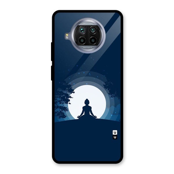 Calm Meditation Glass Back Case for Mi 10i