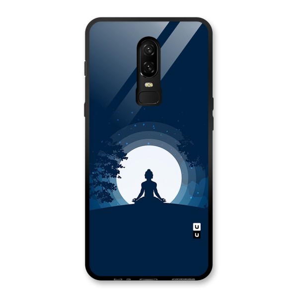 Calm Meditation Glass Back Case for OnePlus 6