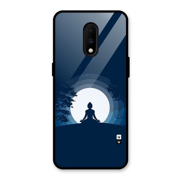 Calm Meditation Glass Back Case for OnePlus 7