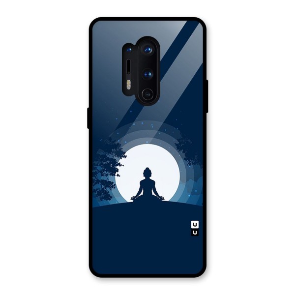 Calm Meditation Glass Back Case for OnePlus 8 Pro