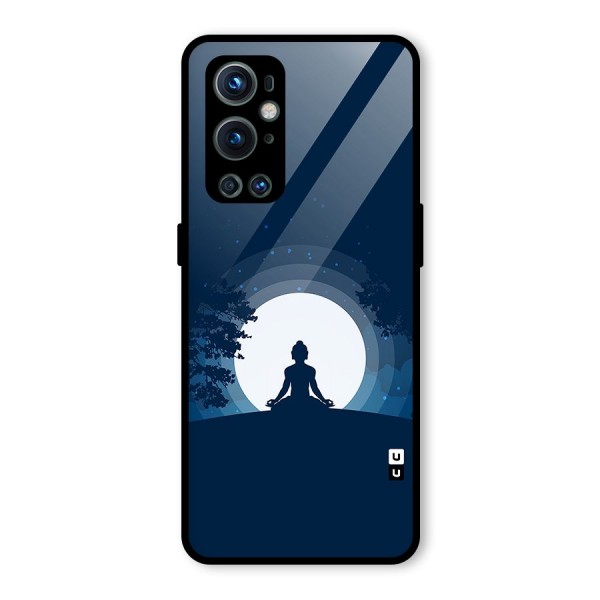 Calm Meditation Glass Back Case for OnePlus 9 Pro