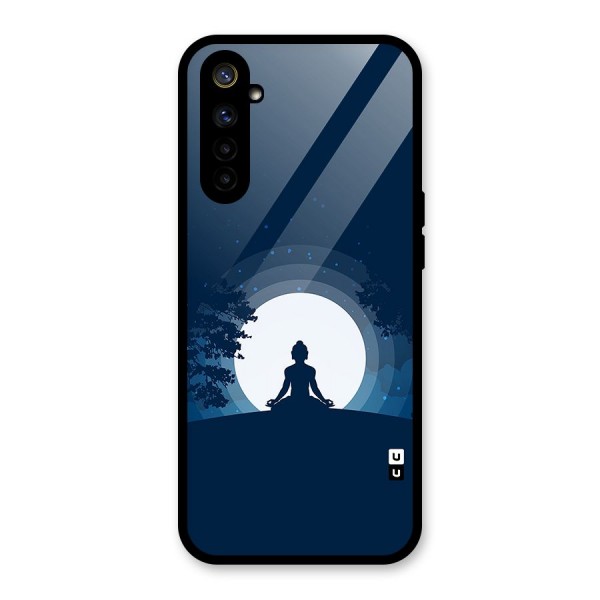 Calm Meditation Glass Back Case for Realme 6