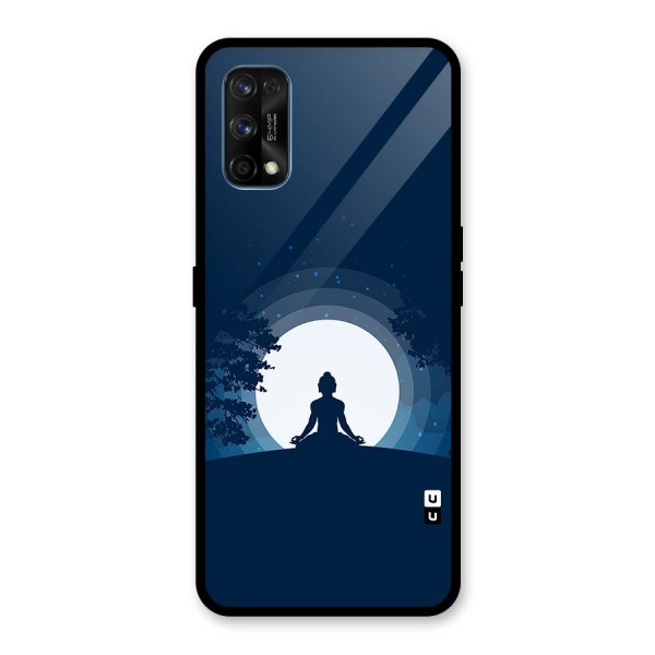 Calm Meditation Glass Back Case for Realme 7 Pro