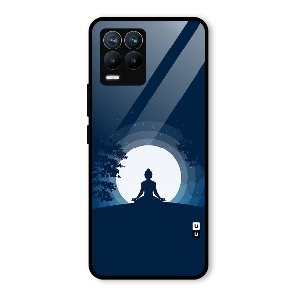 Calm Meditation Glass Back Case for Realme 8