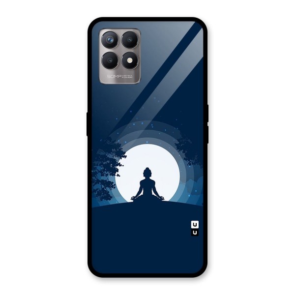 Calm Meditation Glass Back Case for Realme 8i