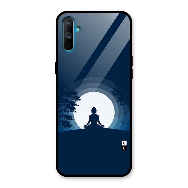 Calm Meditation Glass Back Case for Realme C3