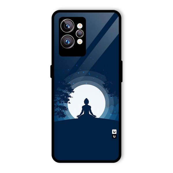 Calm Meditation Glass Back Case for Realme GT2 Pro