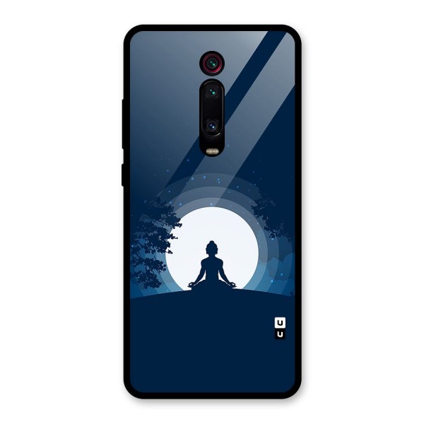 Calm Meditation Glass Back Case for Redmi K20