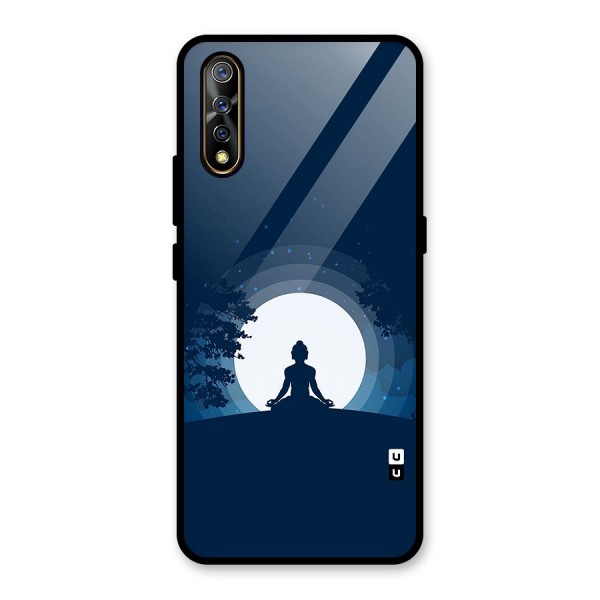 Calm Meditation Glass Back Case for Vivo Z1x