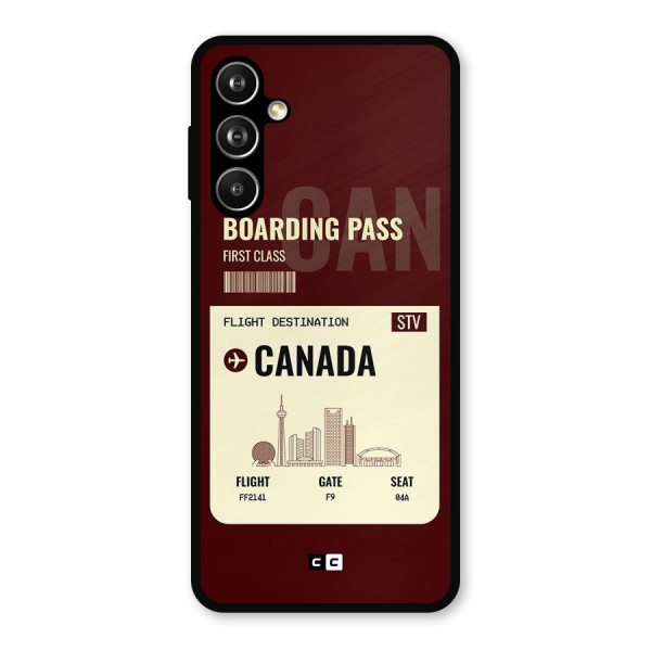 Canada Boarding Pass Metal Back Case for Galaxy F54