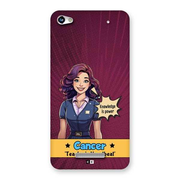 Cancer Heartbeat Back Case for Canvas Hue 2 A316