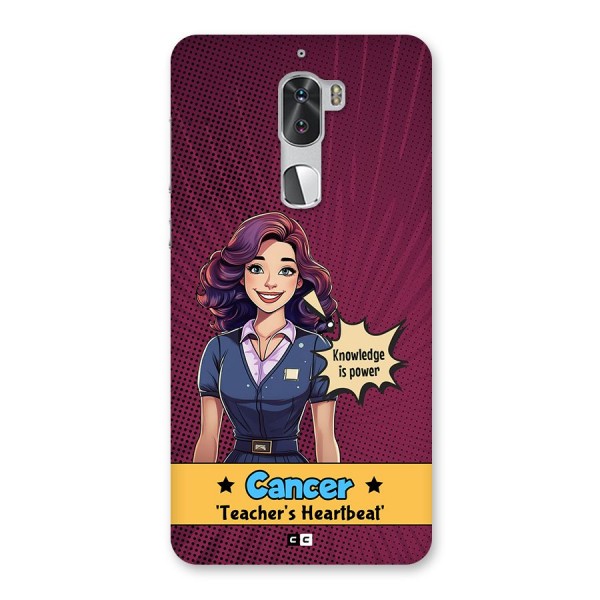 Cancer Heartbeat Back Case for Coolpad Cool 1