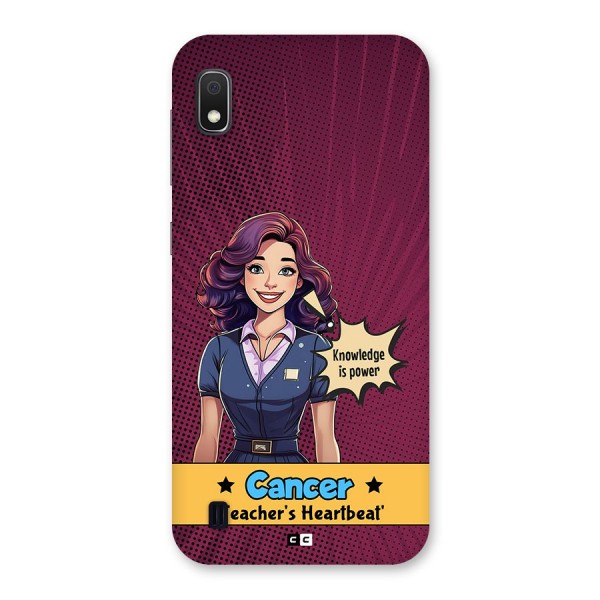 Cancer Heartbeat Back Case for Galaxy A10