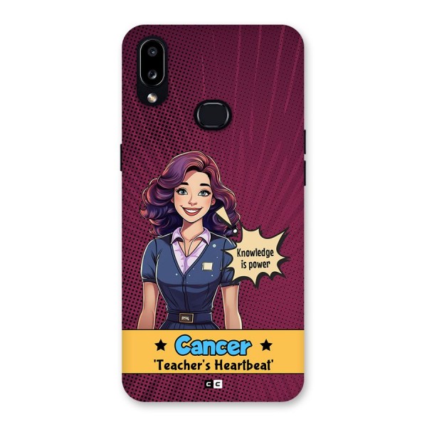 Cancer Heartbeat Back Case for Galaxy A10s