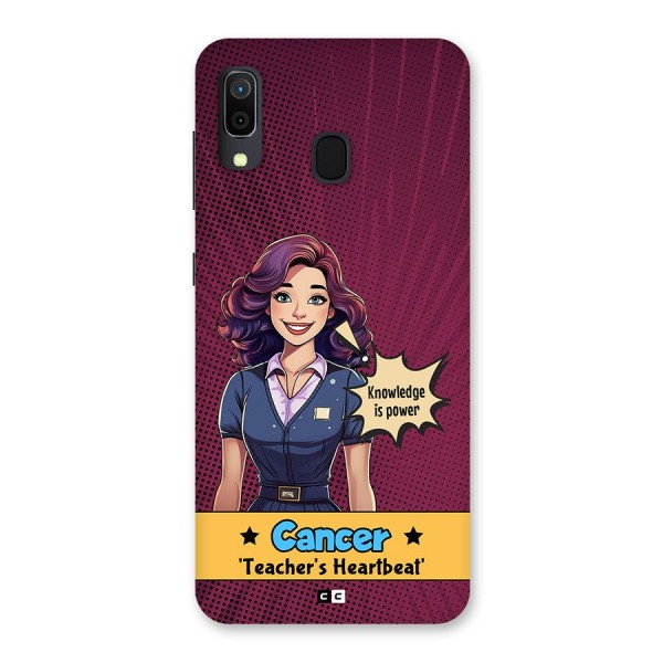 Cancer Heartbeat Back Case for Galaxy A20