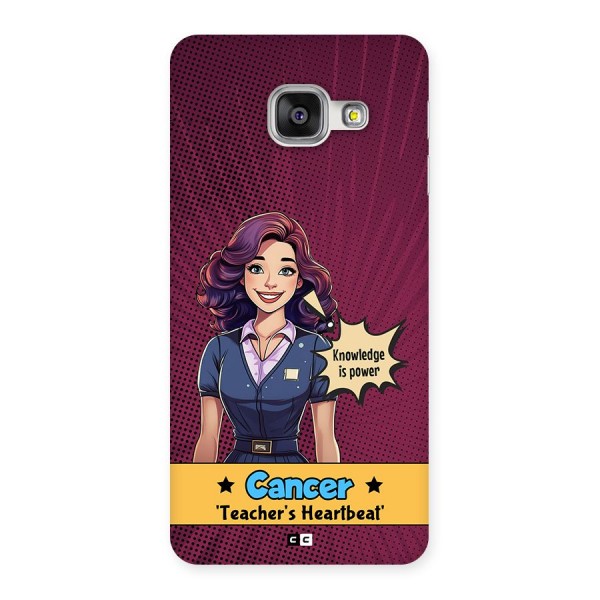 Cancer Heartbeat Back Case for Galaxy A3 (2016)