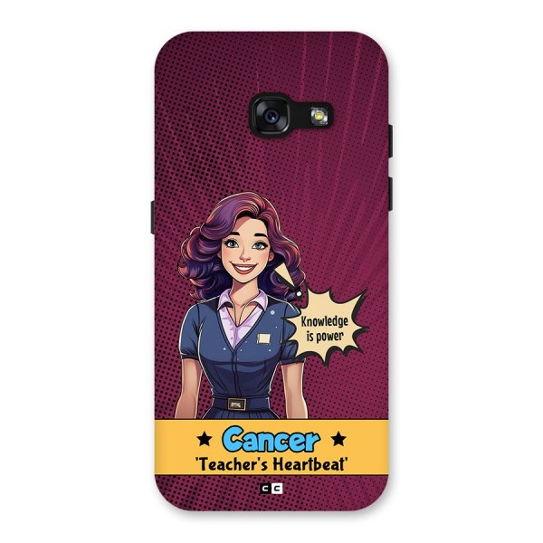 Cancer Heartbeat Back Case for Galaxy A3 (2017)