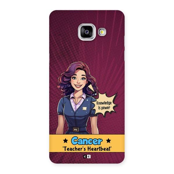 Cancer Heartbeat Back Case for Galaxy A5 (2016)