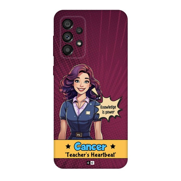 Cancer Heartbeat Back Case for Galaxy A73 5G