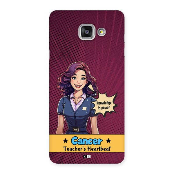 Cancer Heartbeat Back Case for Galaxy A7 (2016)