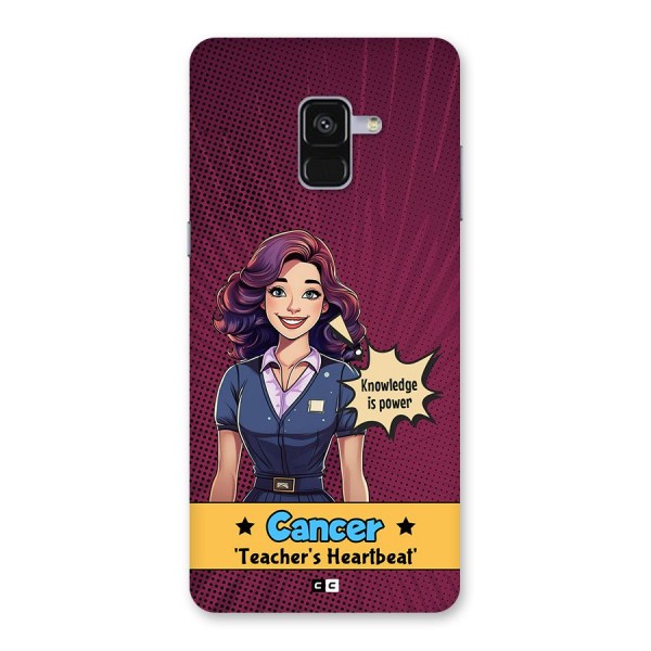 Cancer Heartbeat Back Case for Galaxy A8 Plus