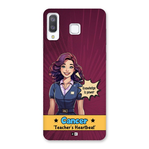 Cancer Heartbeat Back Case for Galaxy A8 Star