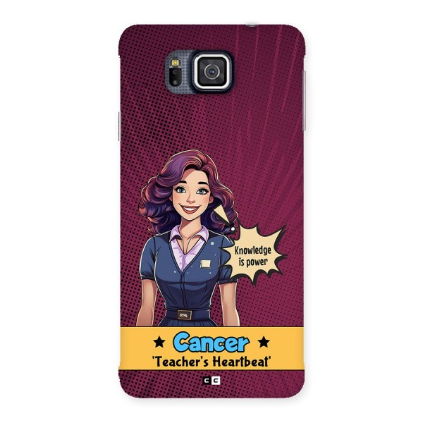 Cancer Heartbeat Back Case for Galaxy Alpha