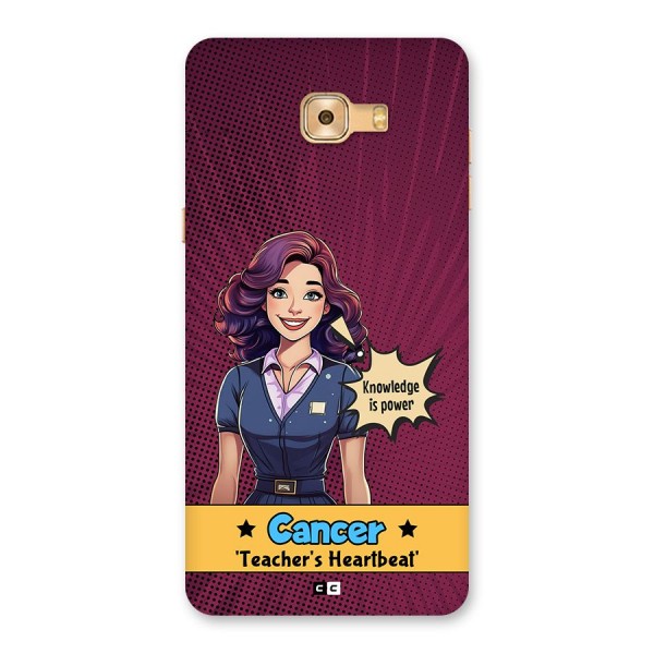 Cancer Heartbeat Back Case for Galaxy C9 Pro