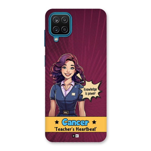 Cancer Heartbeat Back Case for Galaxy F12