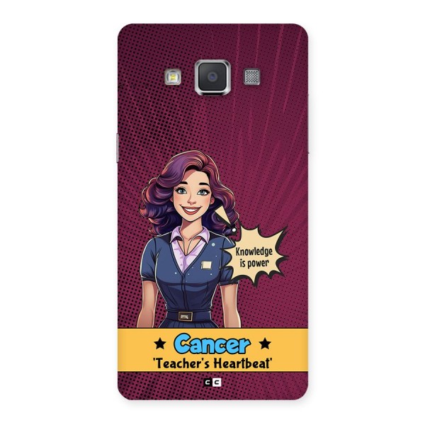 Cancer Heartbeat Back Case for Galaxy Grand 3