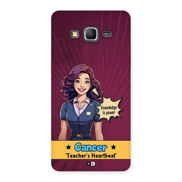 Cancer Heartbeat Back Case for Galaxy Grand Prime