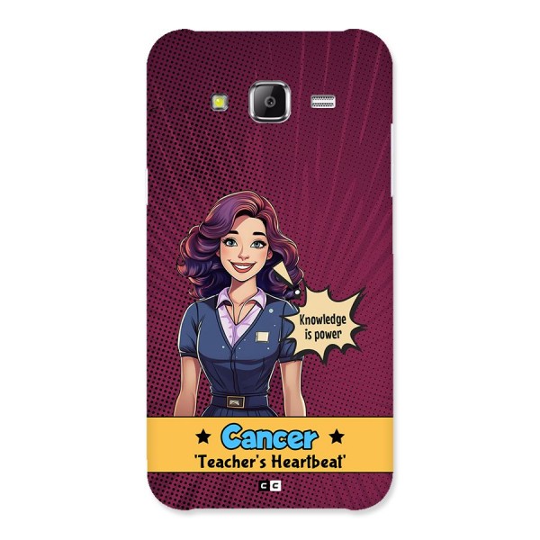 Cancer Heartbeat Back Case for Galaxy J5