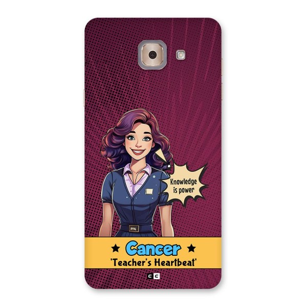 Cancer Heartbeat Back Case for Galaxy J7 Max