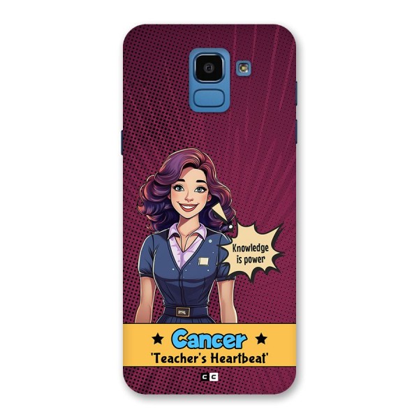 Cancer Heartbeat Back Case for Galaxy On6