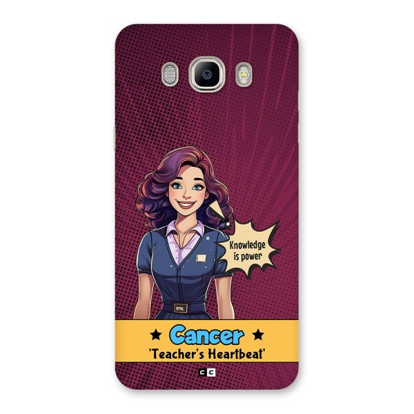 Cancer Heartbeat Back Case for Galaxy On8