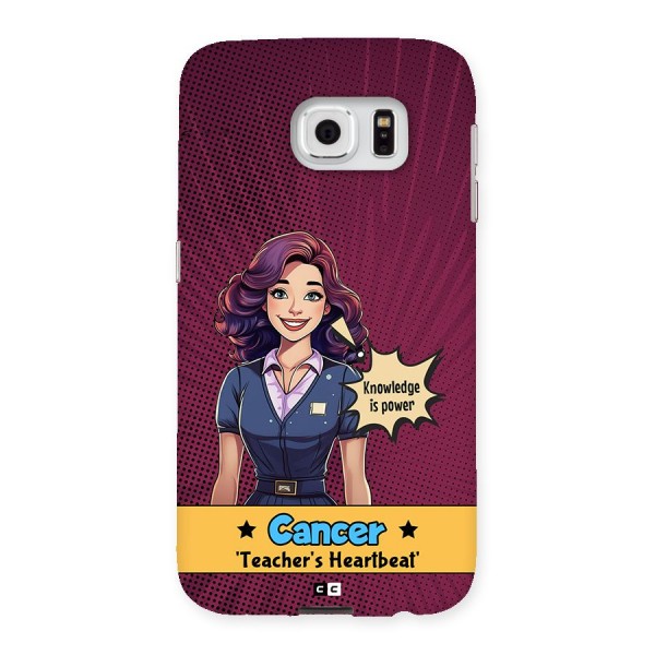 Cancer Heartbeat Back Case for Galaxy S6