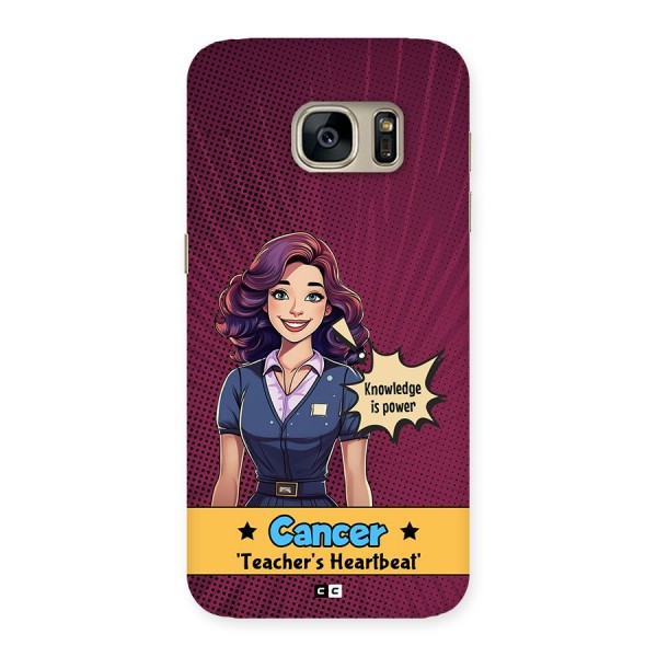 Cancer Heartbeat Back Case for Galaxy S7