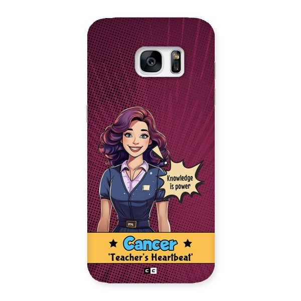 Cancer Heartbeat Back Case for Galaxy S7 Edge