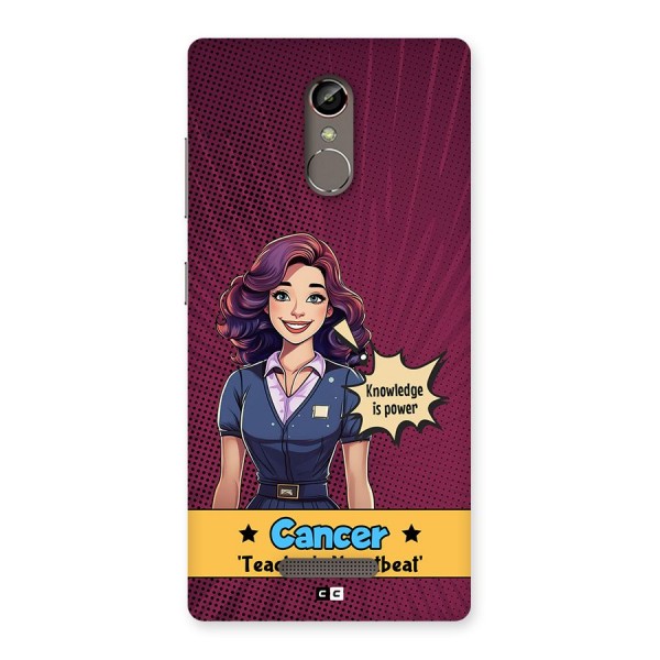 Cancer Heartbeat Back Case for Gionee S6s